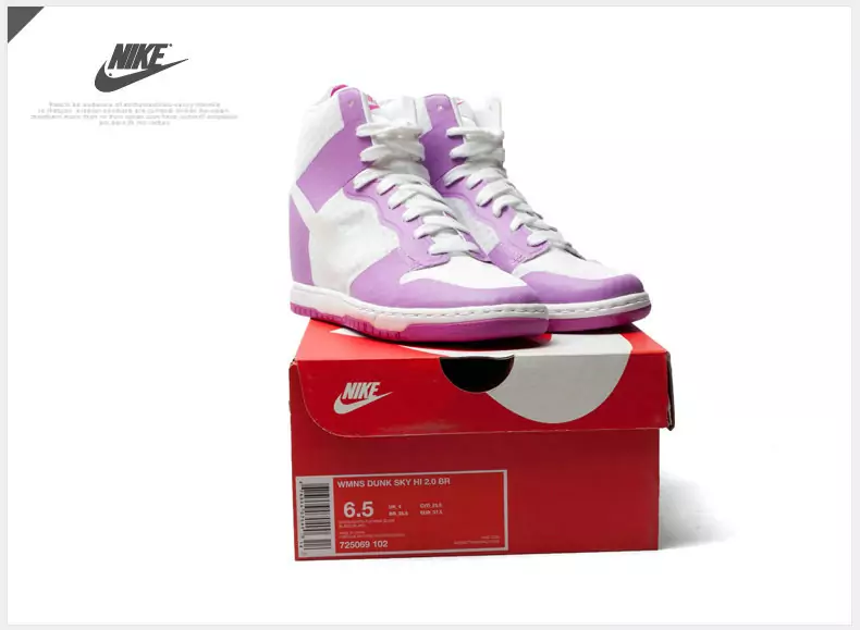 sportswear nike montantes air revolution sky baskets respirant purple